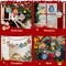 LET'S RESIN Christmas Resin Molds, Set of 2 Resin Molds Silicone with 8 Round Cavities Each 2.4 Inch with 20 Pcs Lanyard, Silicone Molds for Epoxy Resin, Christmas Tree Ornament, Jewelry Keychain